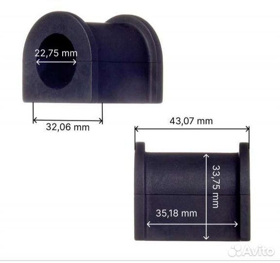 Втулки стабилизатора