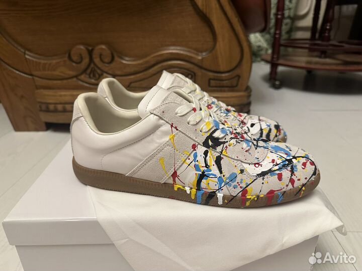 Кроссовки Maison Margiela Replica Paint Splatter