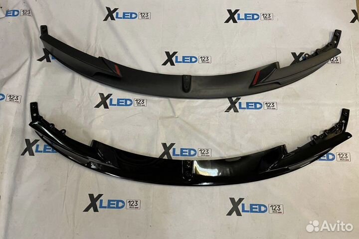 Сплиттер BMW F30 m tech м пакет