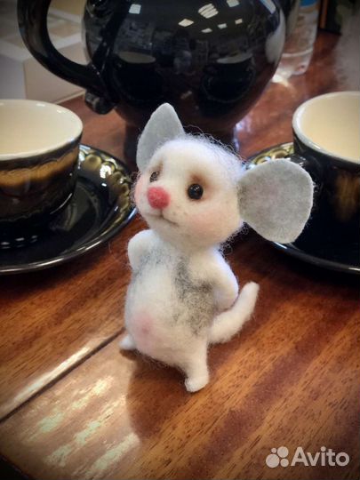 Валяные игрушки Мышонок Серафим