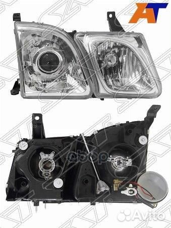 Фара lexus LX470 98-07 RH под ксенон хром st312
