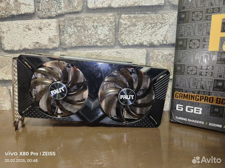 RTX 1660 super palit gaming pro OC
