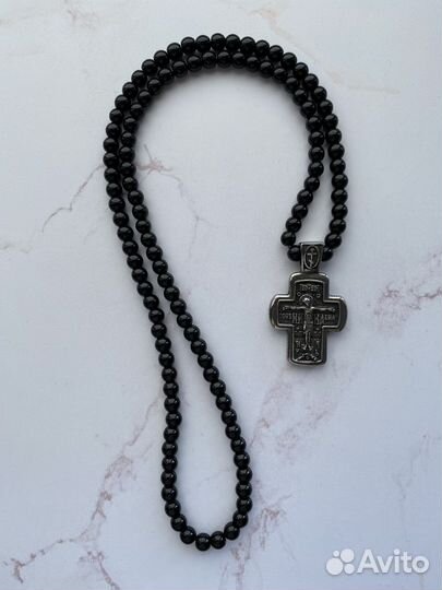 Чётки на шею Православный крестик