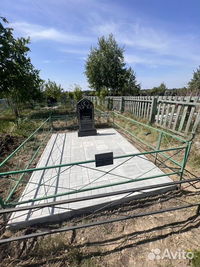 Памятник черный Карелия гранит 1000*500*60