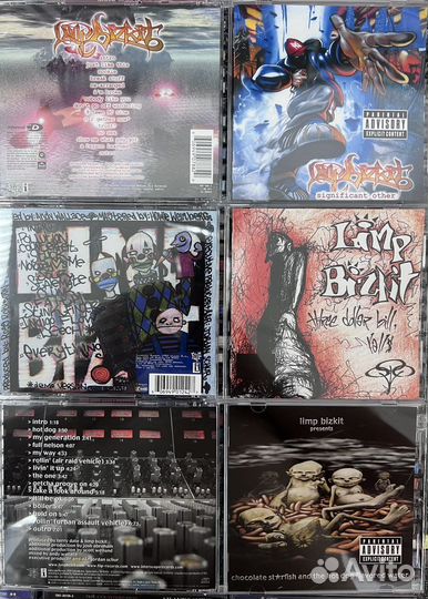 Музыкальные cd диски Limp Bizkit