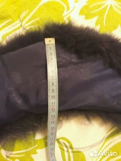 Пушистый воротник натуральный