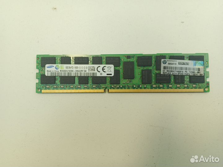 Оперативная память серверная Samsung 16 гб DDR3