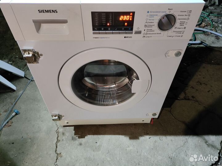 Стиральная и сушильная машина siemens iq 500