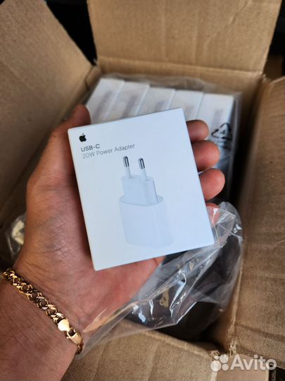 Новый блок зарядки Айфон оригинал 20W