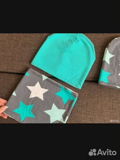 Шапка и снуд на флисе
