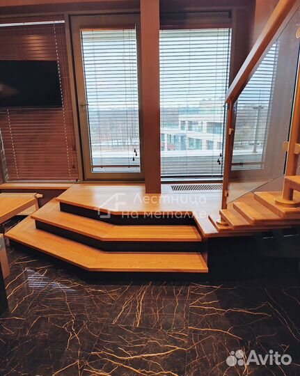 Лестницы на металлическом каркасе