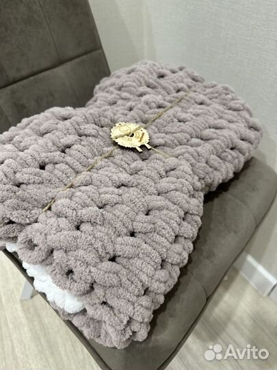 Плед детский плюшевый