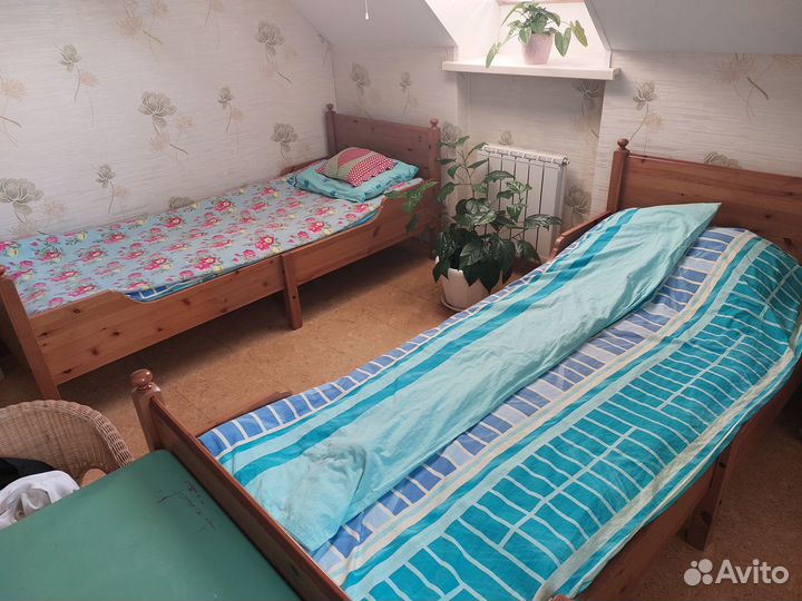 Детская кровать IKEA раздвижная с матрасом