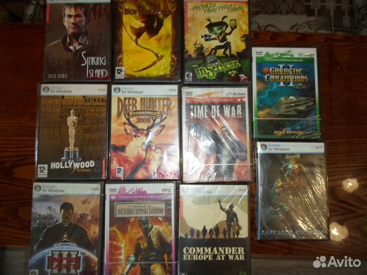 Ретро игры для PC. Запечатаны