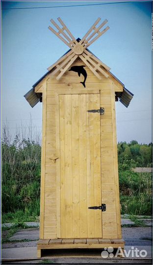 Дачный туалет с дельфином BVX