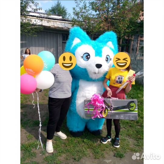 Лисенок надувная кукла