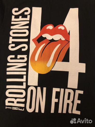 Rolling Stones 14 On Fire футболка оригинал