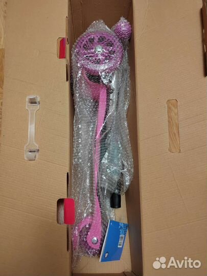 Самокат трёхколёсный Kreiss Barbie для девочки нов