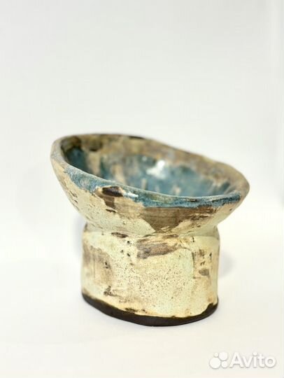 Керамическая мисочка для кота