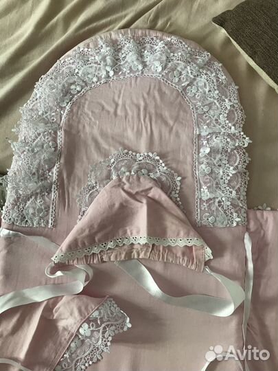 Конвертик на выписку девочка