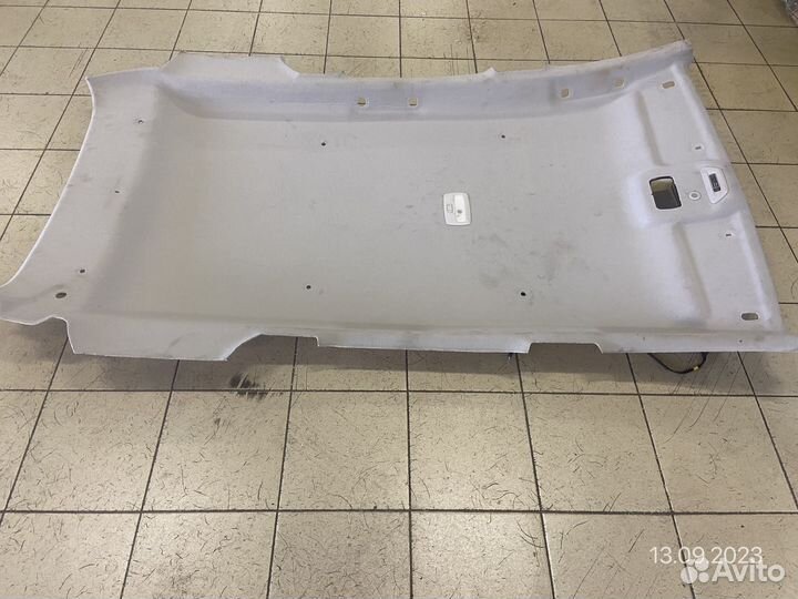 Общивка потолка на Reno Duster