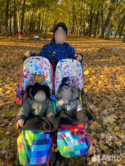 Коляска для двойни