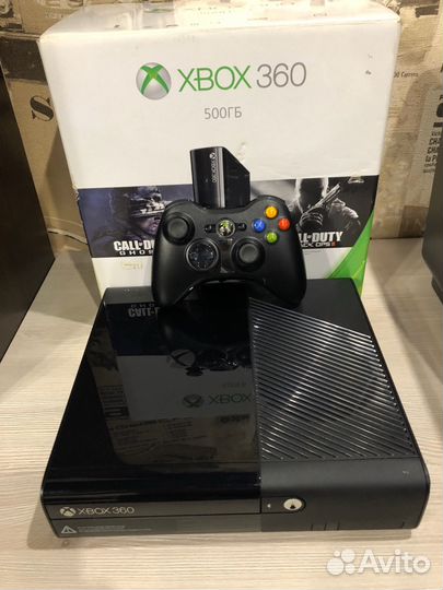 X-box 360 E model 1538 500Gb + 108 игр