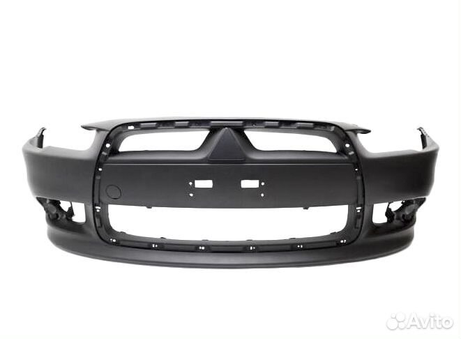 Mitsubishi Lancer 10 бампер передний рестайлинг по