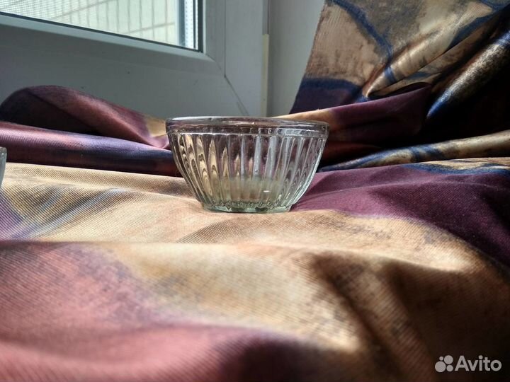 Солонка Стекло СССР Красный май с клеймом