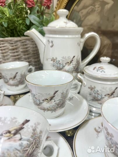 Антикварный чайный набор Германия