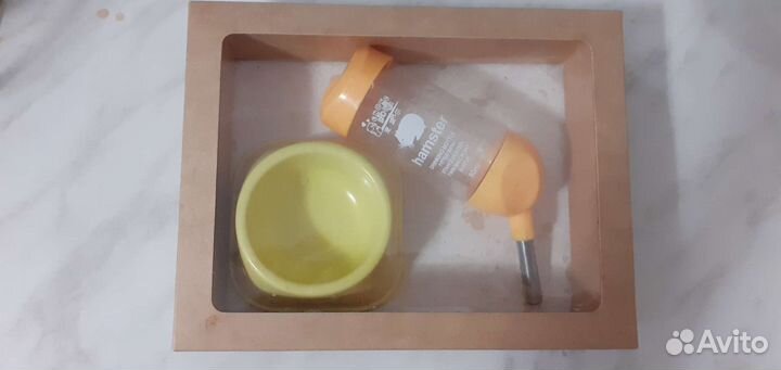 Поильник и 2 кормушки для грызунов