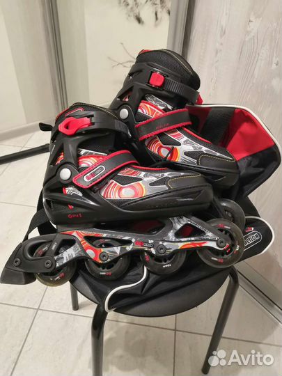 Роликовые коньки детские раздвижные