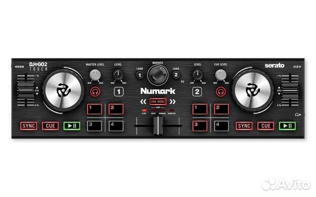 Dj контроллер numark dj2go2 touch наличие