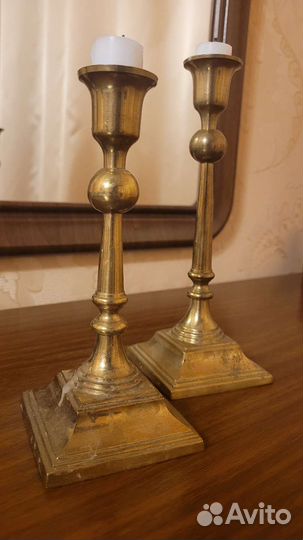 Подсвечники латунные (пара)