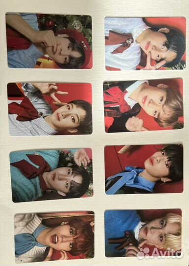 Неофицальные карточки Stray kids, christmas evel