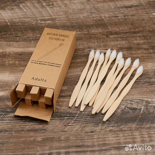 Зубная щётка бамбуковая