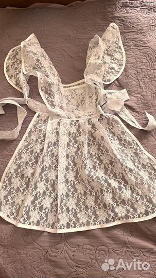 Фартуки 30-32 белый и черный