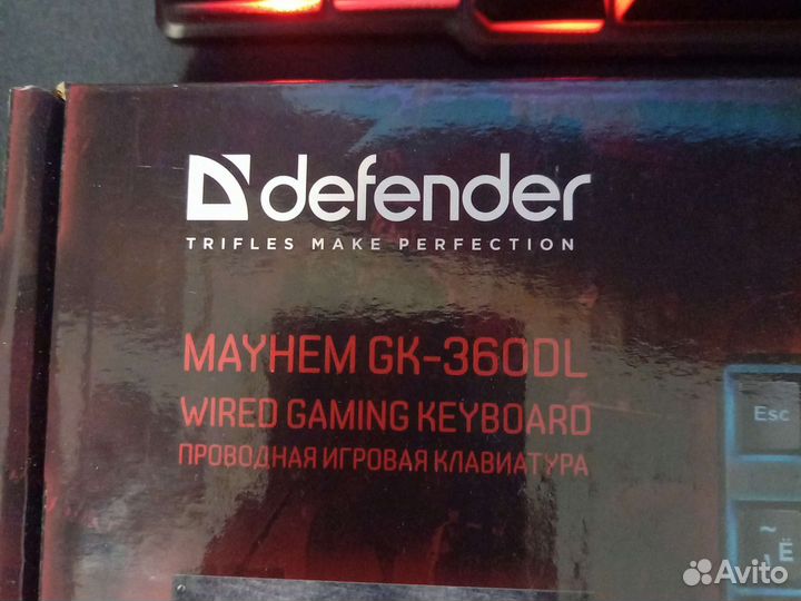 Игровая клавиатура defender GK-3600L
