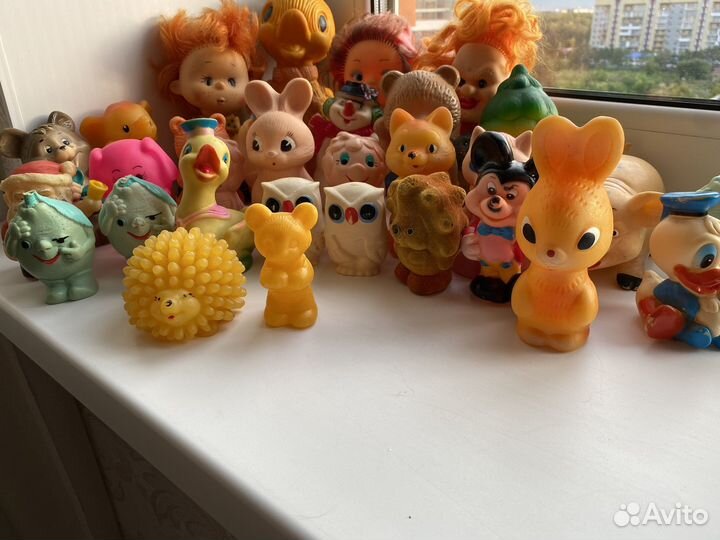 Резиновые игрушки СССР