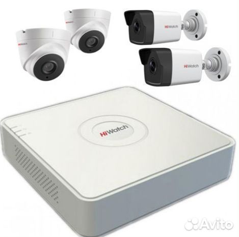 Комплект видеонаблюдения,камеры, интернет