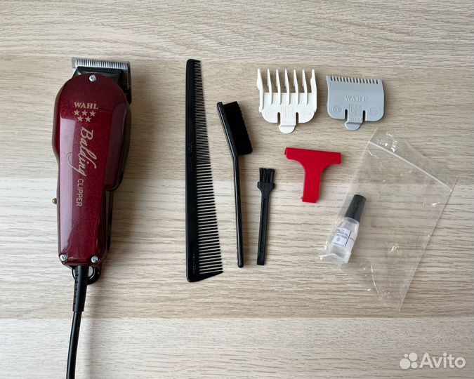 Машинка для стрижки волос Wahl Balding + пеньюар