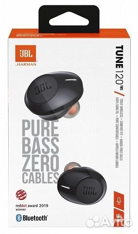 Наушники JBL T120TWS BLK