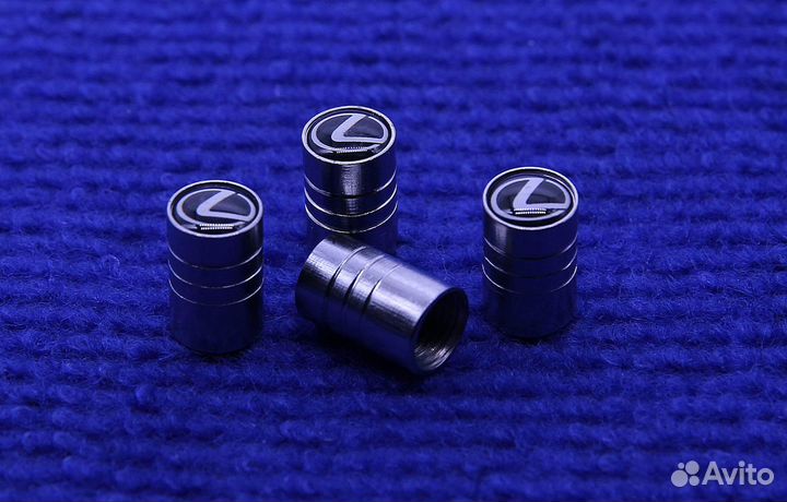 Комплект колпачков воздушного ниппеля Lexus хром