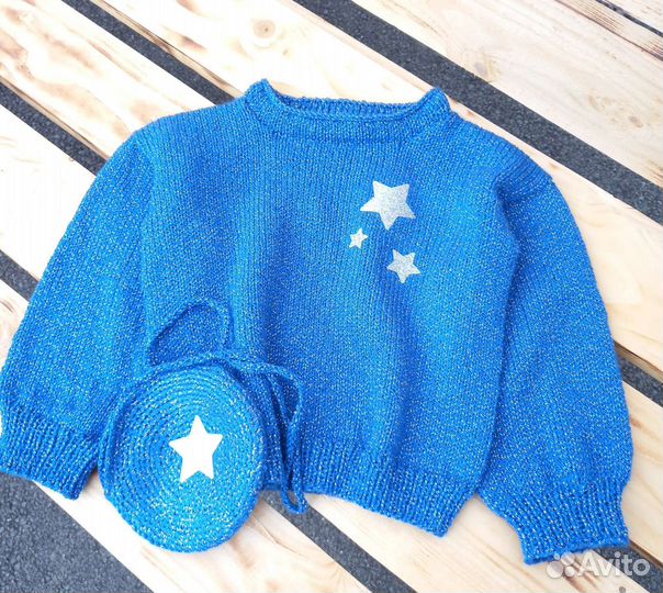 Новый свитшот ручная вязка в наличии