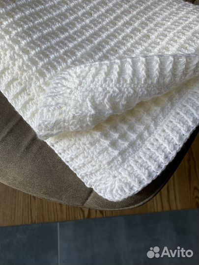 Плед детский вязаный ручная работа