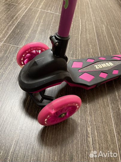 Самокат трехколесный складной