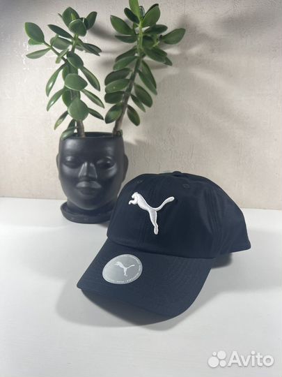 Новая оригинальная кепка Puma чёрного цвета