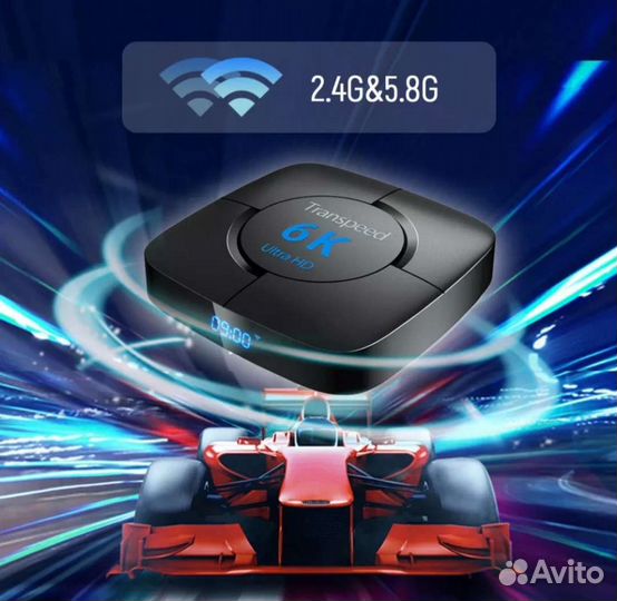 Андроид тв приставка Transpeed 4/64 гб