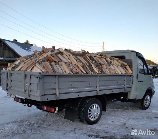 Дрова березовые колотые сухие