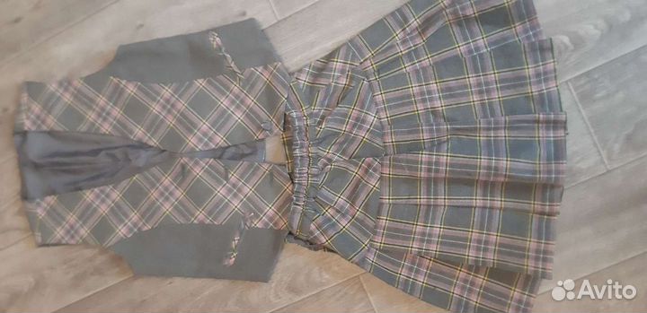 Сарафан, юбка и жилет